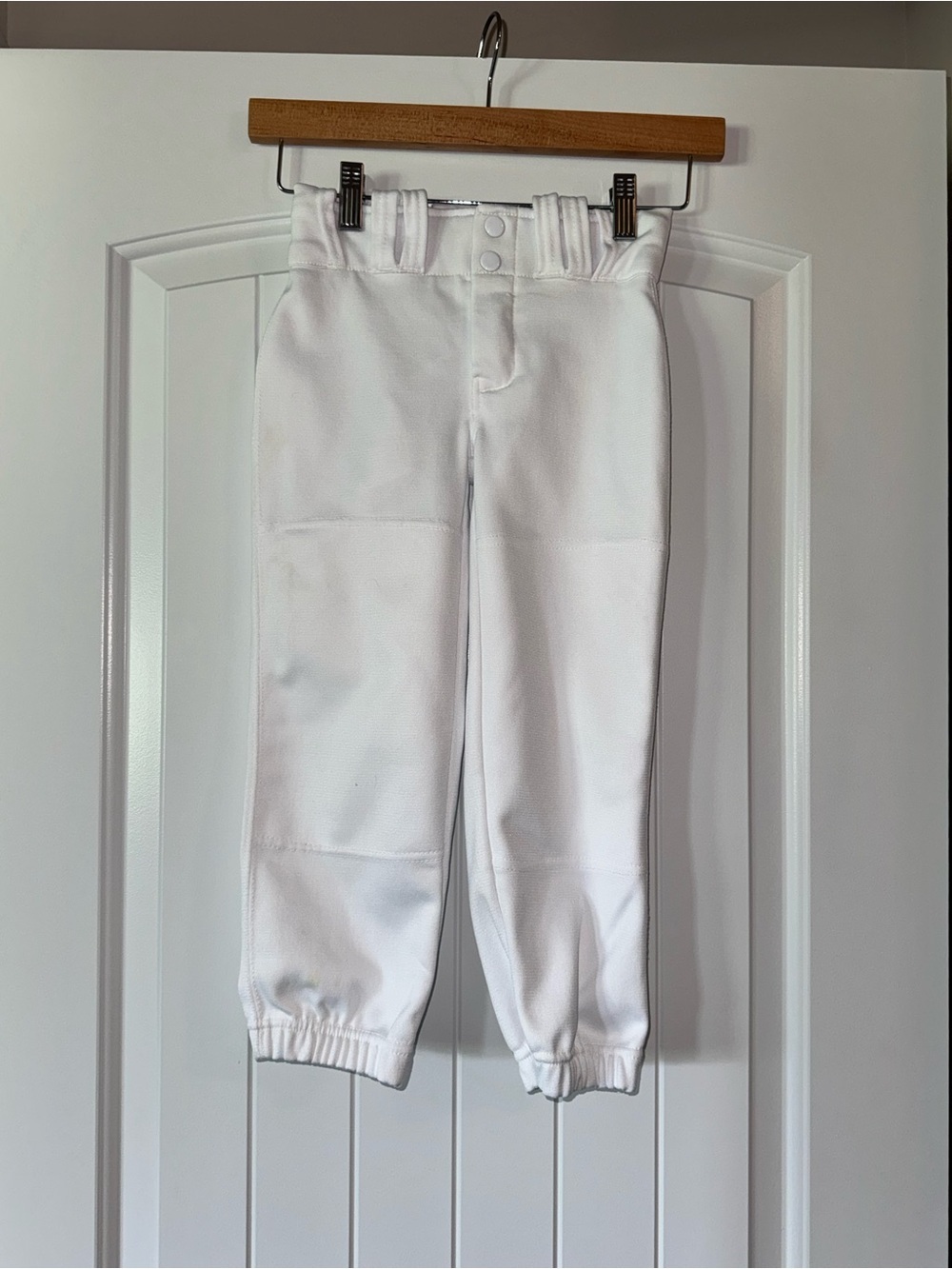 Champro Sports Youth White Baseball Pants Elastic Cuff Size Small